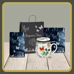 Mug 420 ml + sac + 3 sachets 40g